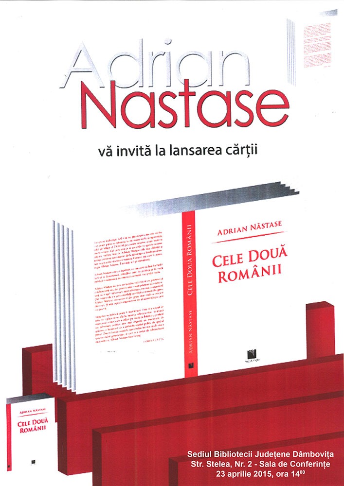 AFIS---Lansare-carte---Cele-doua-Romanii---ADRIAN-NASTASE---23-april-2015