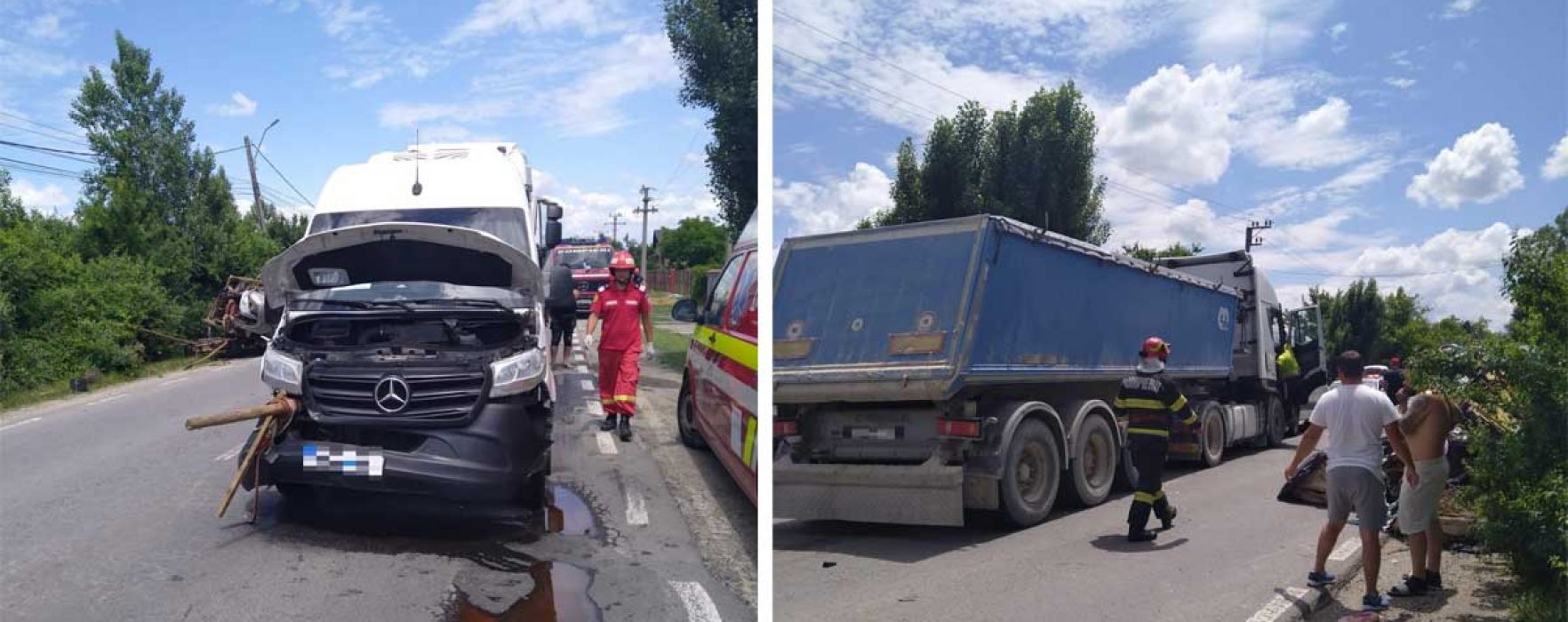 Dâmboviţa: Cinci persoane rănite într-un accident de pe DN 1A