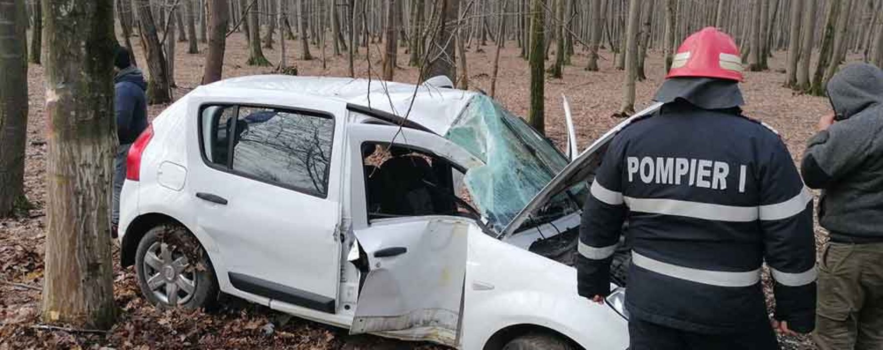 Dâmboviţa: Accident produs de un şofer de 19 ani, la Ciocăneşti; o persoană rănită