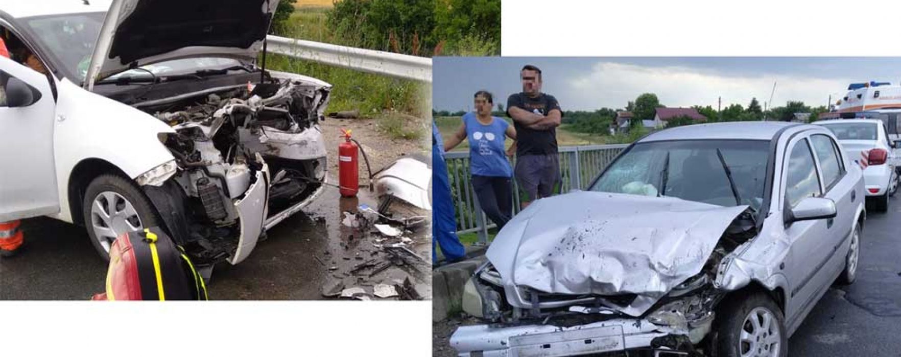 Dâmboviţa: Trei persoane rănite într-un accident pe DJ 711A, la Corbii Mari