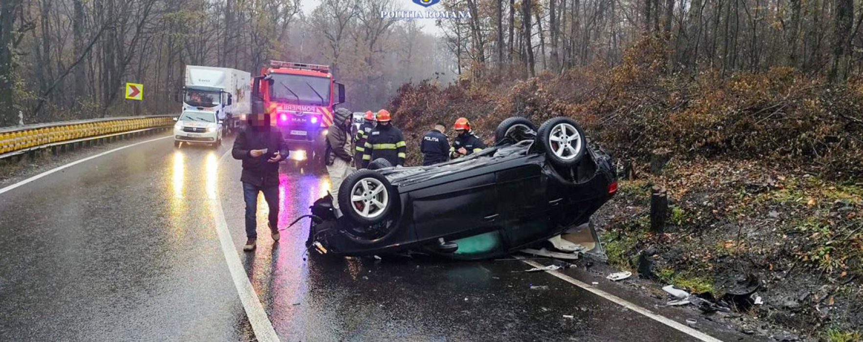 Dâmboviţa: Trafic blocat pe DN 72 în localitatea Dragodana, în urma unui accident