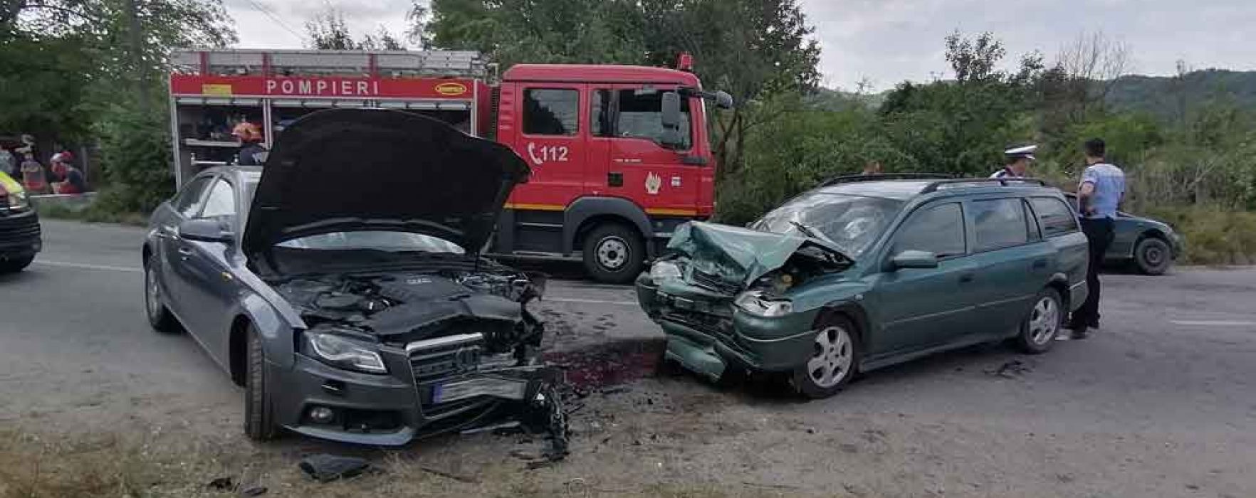 Dâmboviţa: Trei persoane rănite într-un accident la Iedera