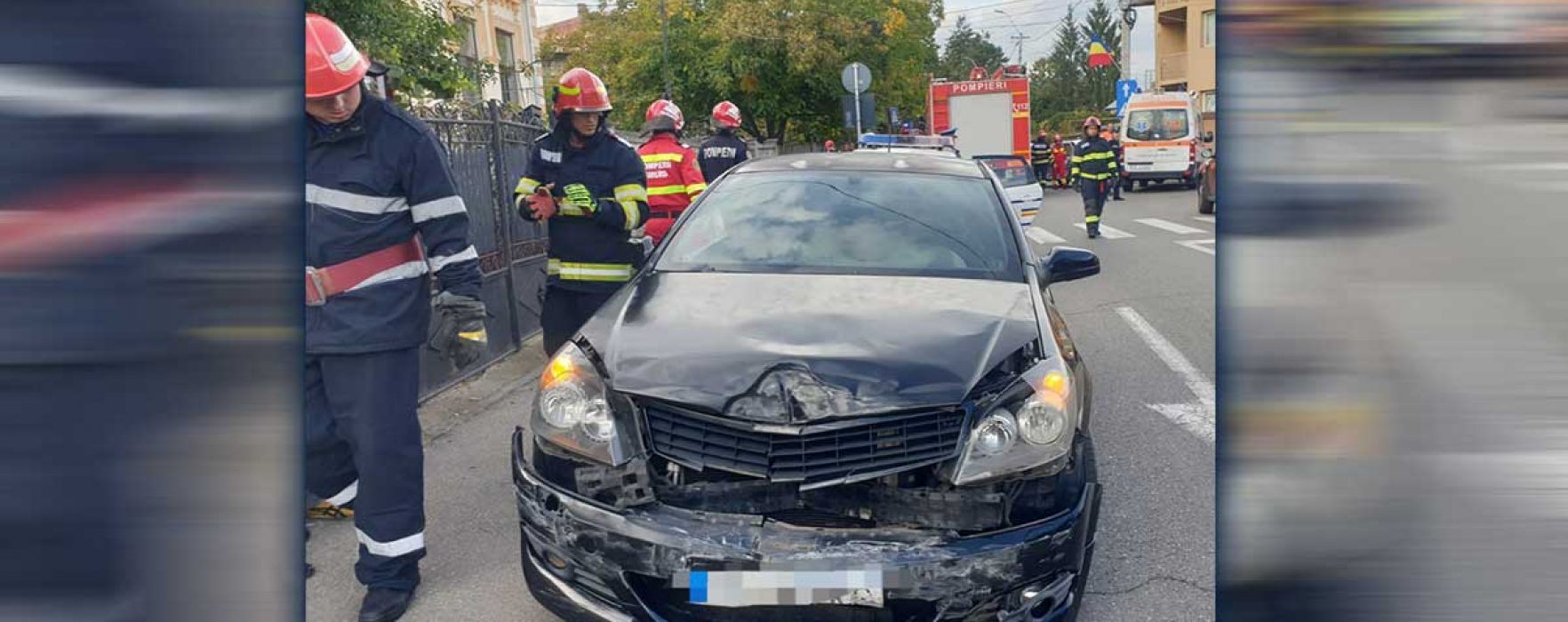 Accident cu doi răniţi în centrul Târgoviştei, provocat de un bărbat drogat