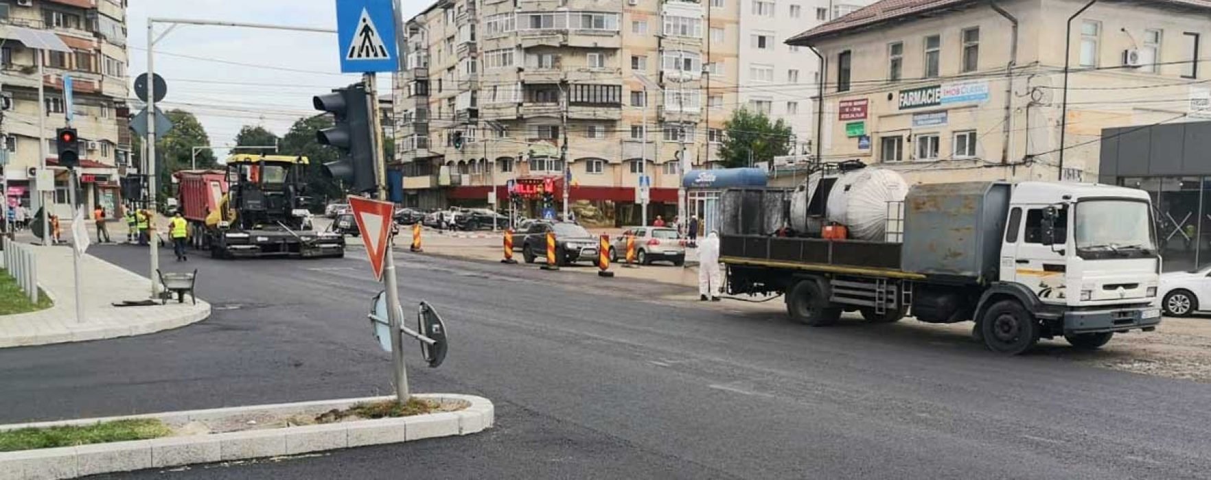 Târgovişte: Lucrări pe strada Lt. Stancu Ion, se asfaltează şi se refac trotuarele