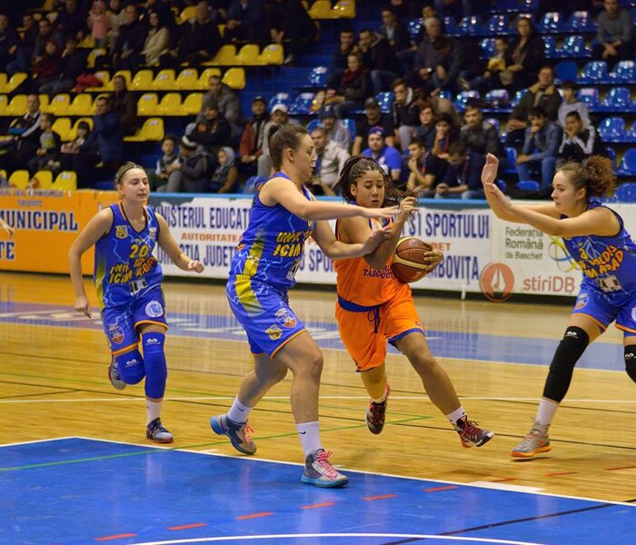 Baschet feminin: CSM Târgovişte câștigă primul meci din play-off contra Univ. Goldiş ICIM Arad