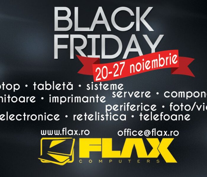 Black Friday la Flax.ro, o săptămână de reduceri