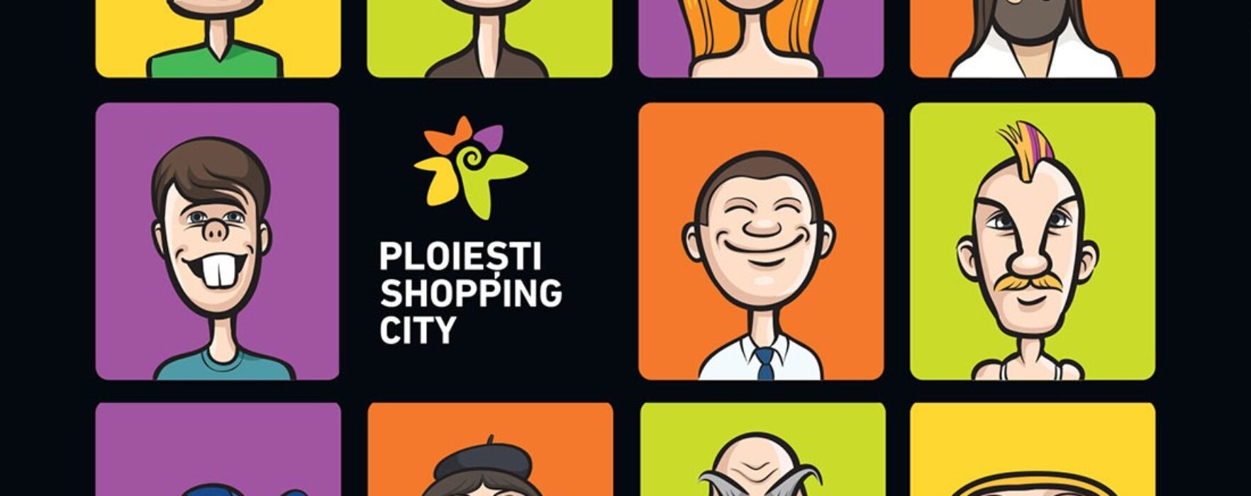 Ziua caricaturilor de 1 aprilie la Ploiești Shopping City