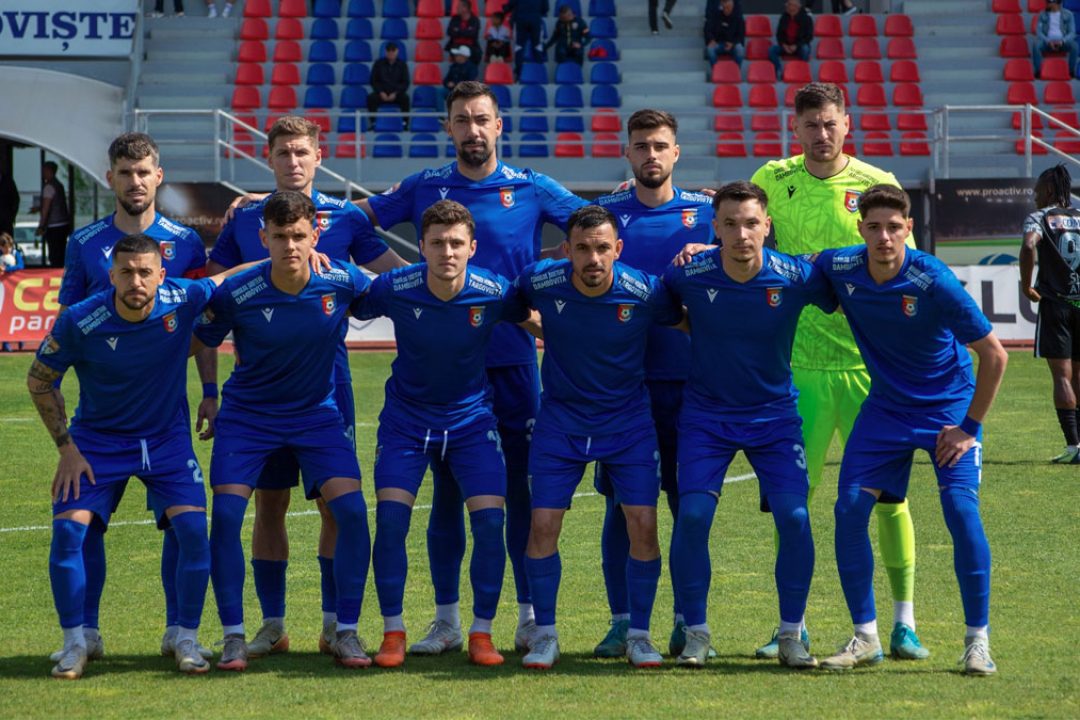 Fotbal: Chindia Târgovişte a câştigat prima manşă a barajului pentru menţinerea în Liga a II-a