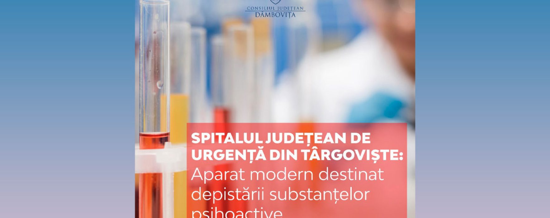 Dâmboviţa: Spitalul judeţean a semnat contractul de achiziţie al unui aparat modern de depistare a drogurilor