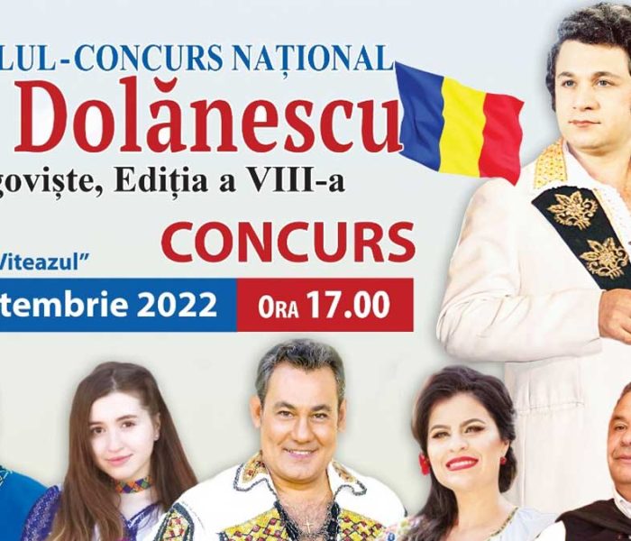 Dâmboviţa: Festivalul Ion Dolănescu, în perioada 22-23 septembrie 2022