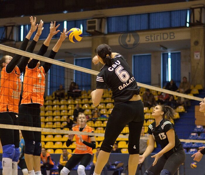 Volei feminin: Victorie uşoară pentru CSM Târgovişte în faţa CSU Galaţi