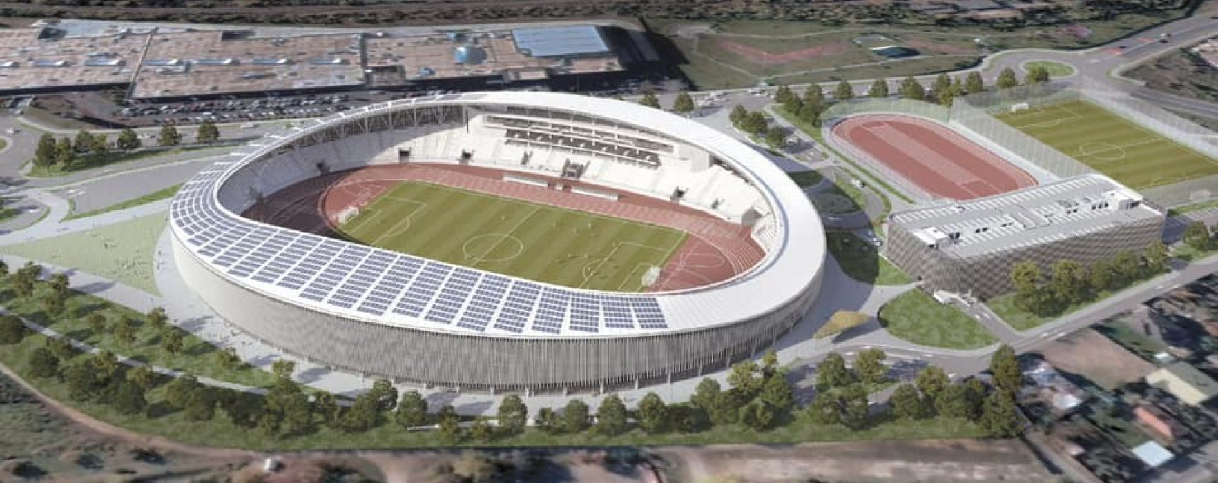 Noul stadion de la Târgovişte se va construi vizavi de mall, va avea 12.400 locuri şi va putea găzdui partide de Superligă sau internaţionale