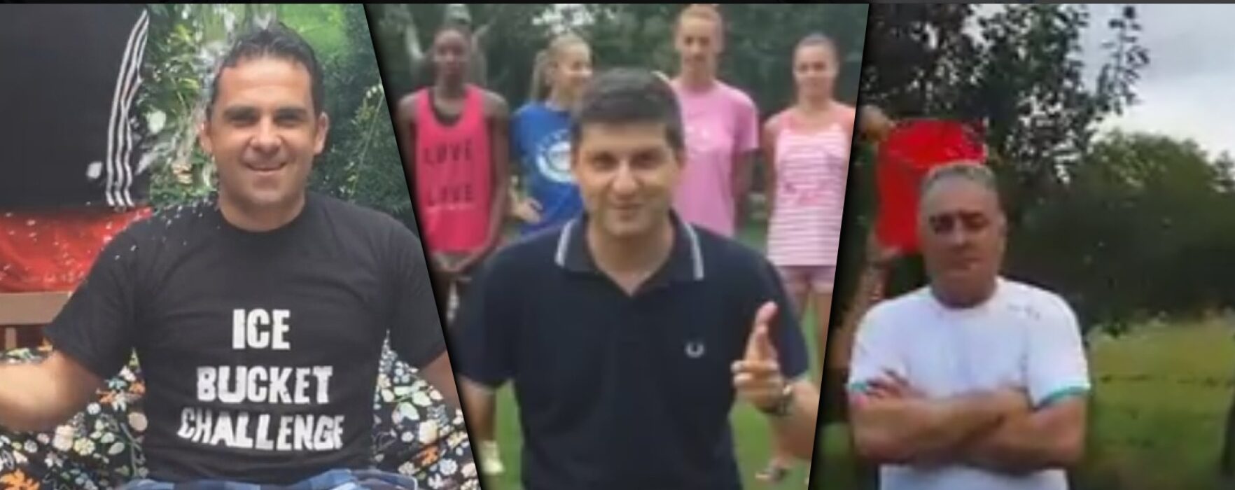 Provocarea duşului cu gheaţă, în Dâmboviţa (video)