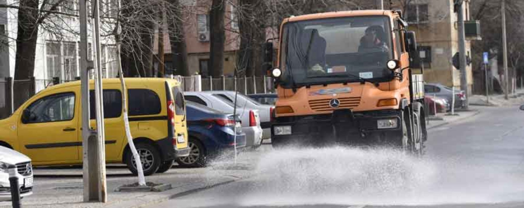 #Covid-19 Târgovişte: Străzile şi trotuarele vor fi dezinfectate