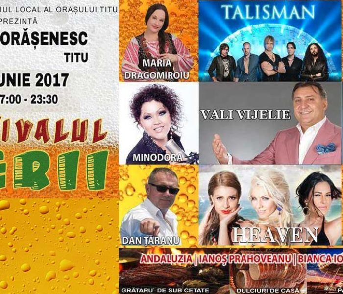 Festivalul Berii la Titu, în perioada 9-11 iunie