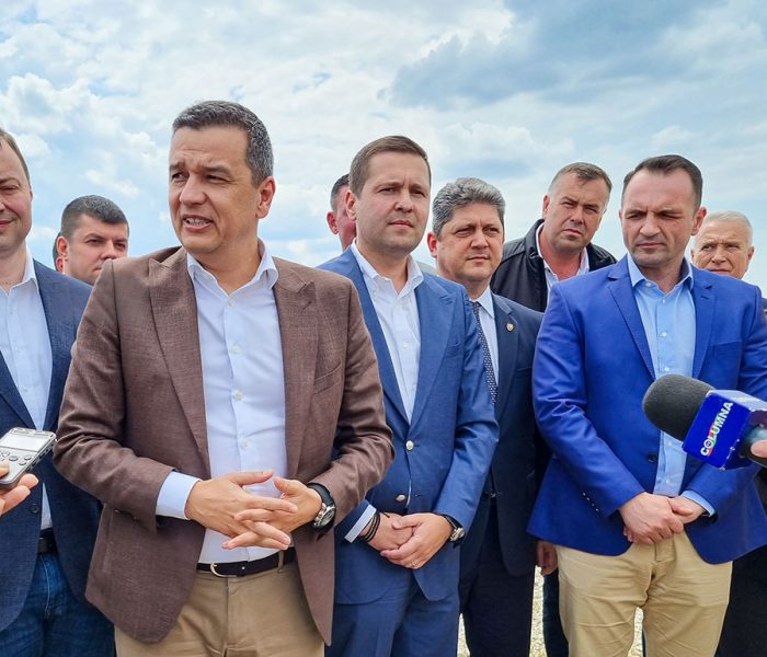 Dâmboviţa: Au început lucrările de lărgire DN 7 Bâldana – Titu, prezent pe şantier a fost şi ministrul Transporturilor, Sorin Grindeanu