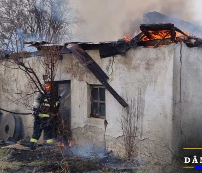 Dâmboviţa: Incendiu la o casă în Nucet