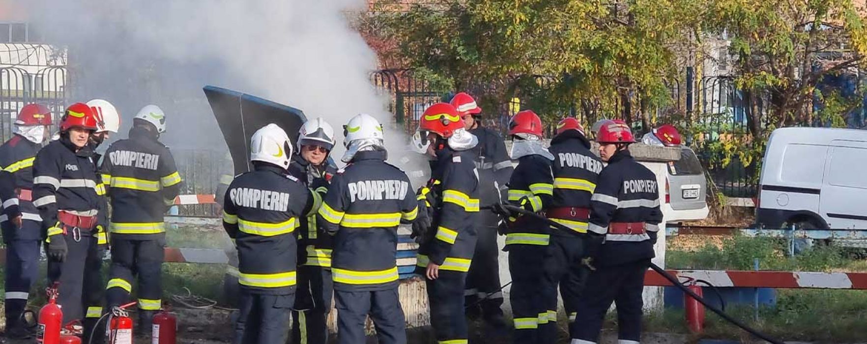 Alimentarea cu energie întreruptă pe platforma industrială Târgovişte din cauza unui incendiu