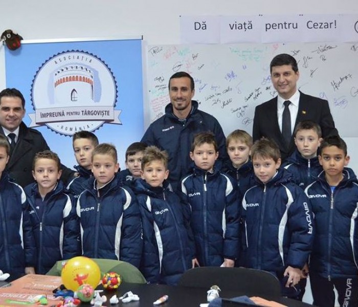 Clubul Sportiv Kinder Târgovişte, donaţii pentru salvarea lui Cezar