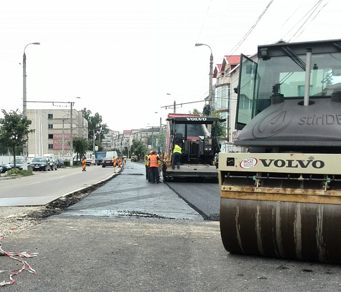 Lucrările pe Bulevardul I.C. Brătianu din Târgovişte se vor finaliza în august