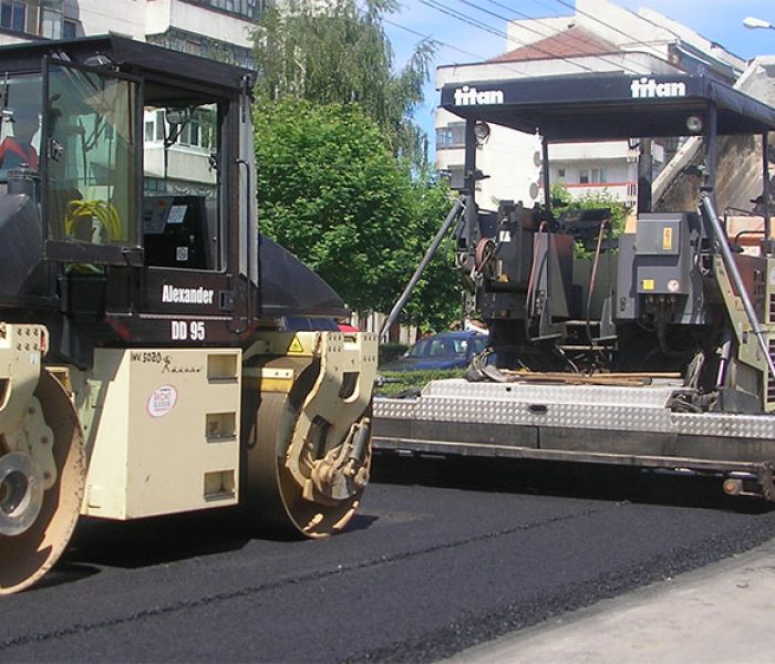 Târgovişte: Lucrări de modernizare pe strada Costache Olăreanu