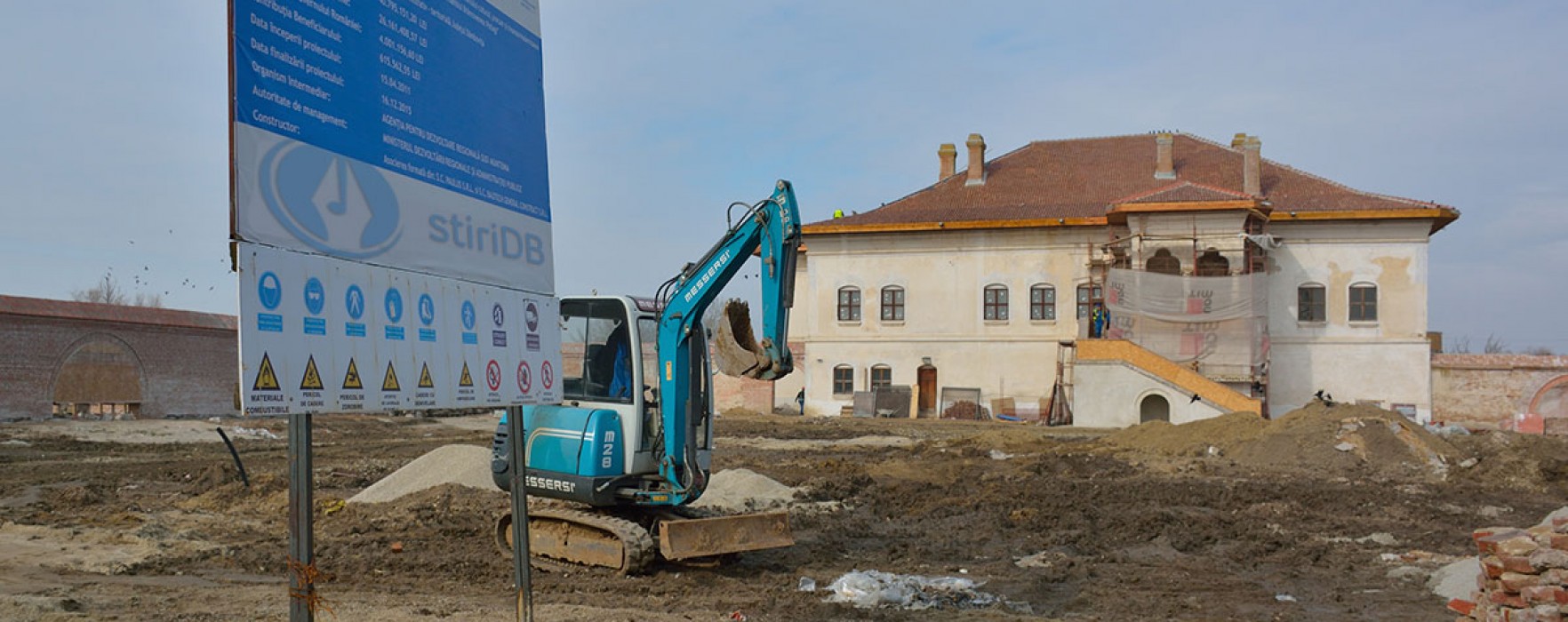 Lucrările de la Palatul Brâncovenesc de la Potlogi se vor finaliza în noiembrie (foto)