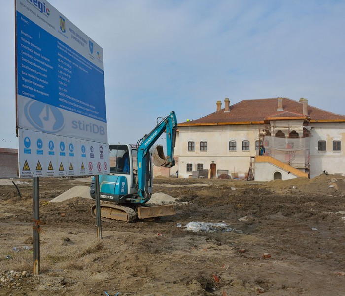 Lucrările de la Palatul Brâncovenesc de la Potlogi se vor finaliza în noiembrie (foto)