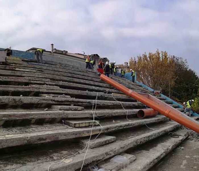 Primarul Târgoviştei, despre stadiul lucrărilor la stadionul „Eugen Popescu”