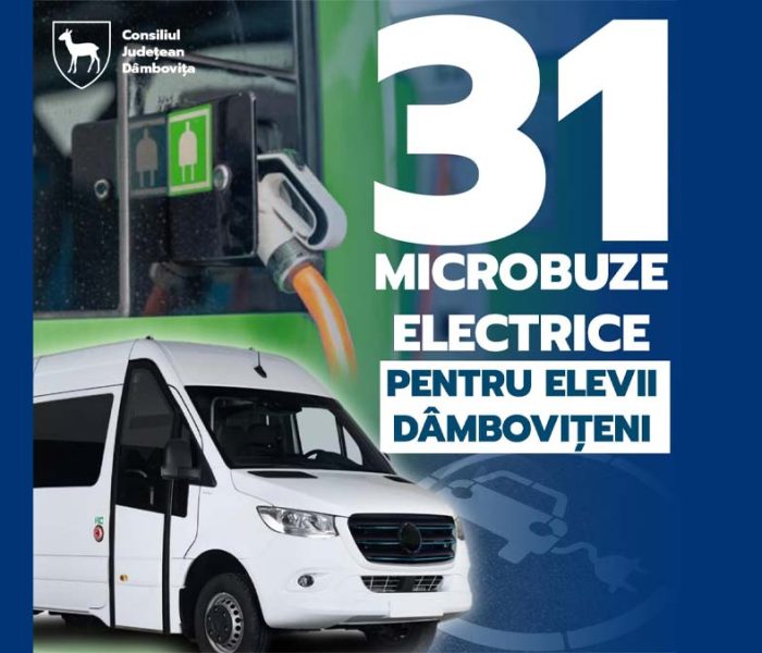 Dâmboviţa: Cerere de finanţare pentru microbuze şcolare electrice