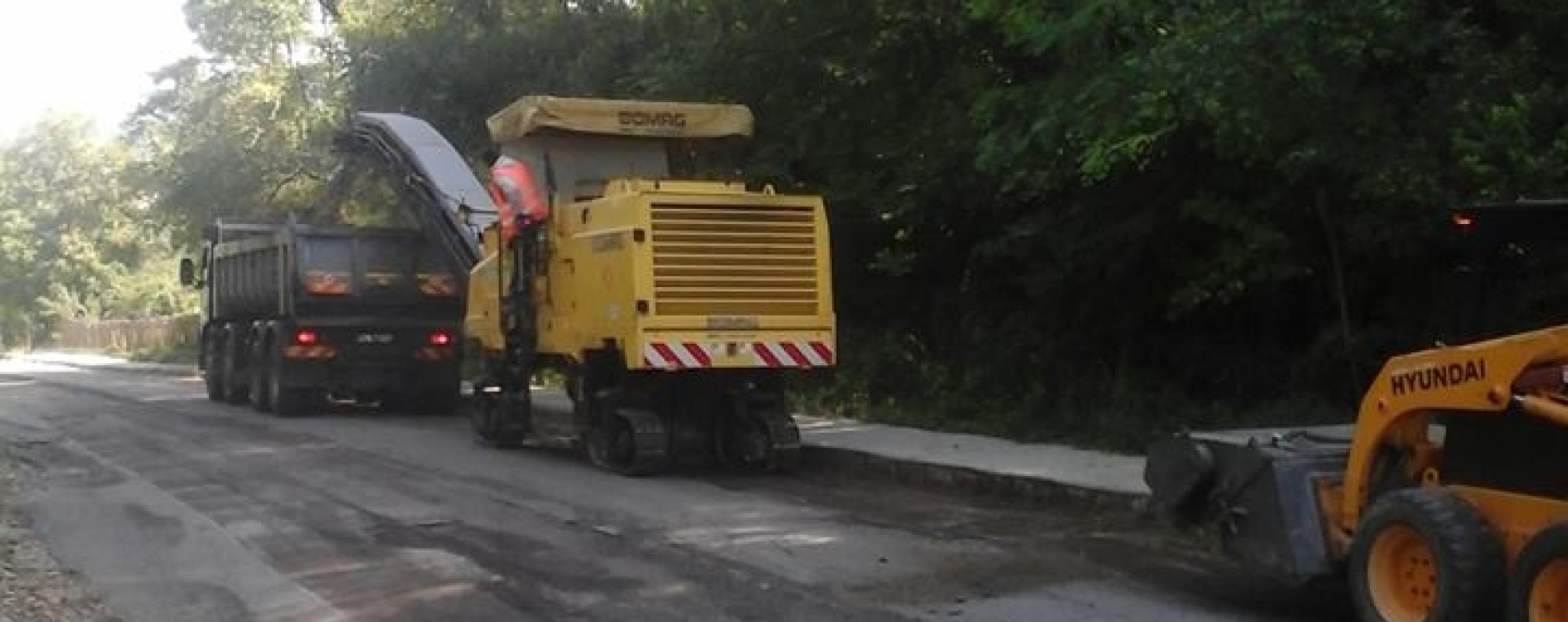 Se reabilitează DJ 720A, la ieşirea din Moreni spre Târgovişte