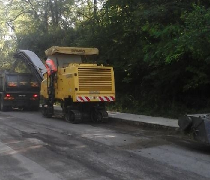 Se reabilitează DJ 720A, la ieşirea din Moreni spre Târgovişte