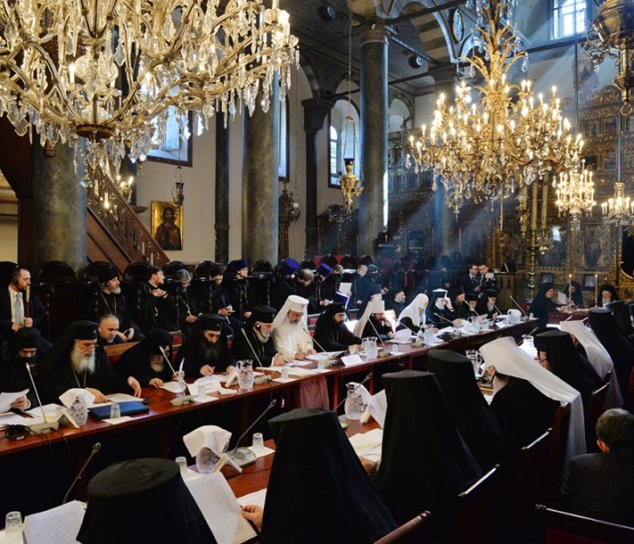 Arhiepiscopul şi Mitropilitul Târgoviştei, Nifon,  la Sinaxa de la Istanbul