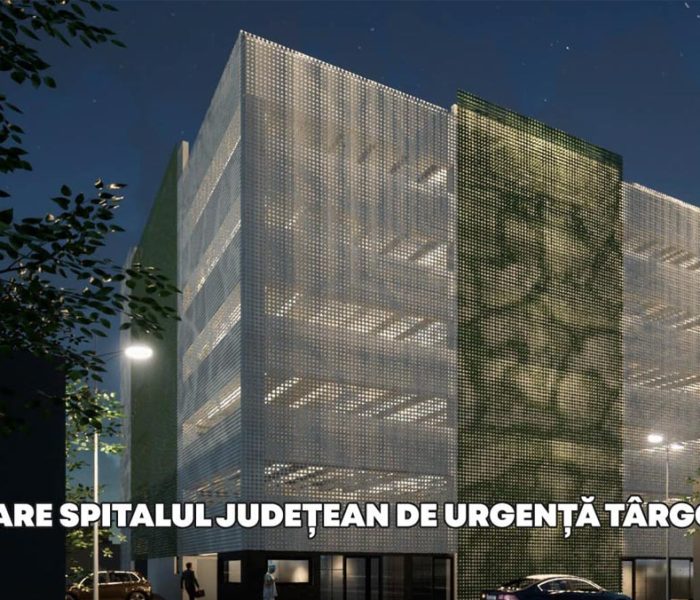 O parcare cu cinci etaje va fi construită în curtea Spitalului Judeţean Târgovişte