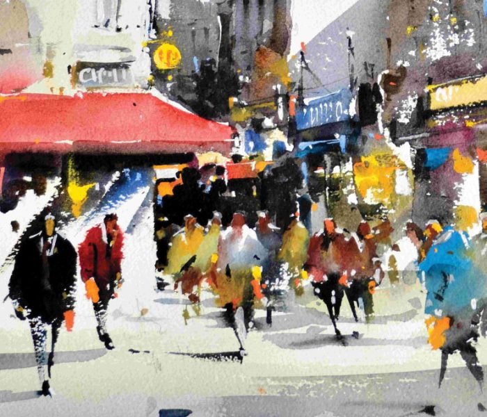Târgovişte: Expoziţie de acuarelă a artistului Corneliu Drăgan-Târgoviște la Muzeul de Artă