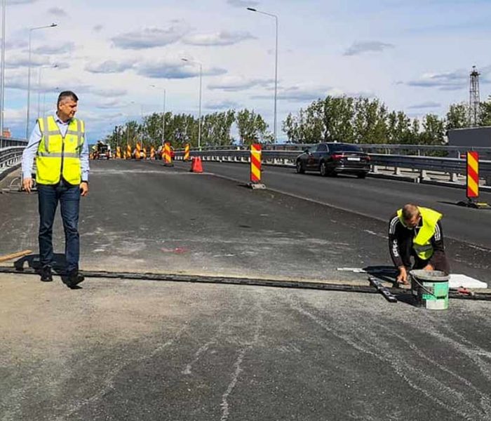 Târgovişte: Lucrările de la podul de la combinat (zona Pavcom), în ultima etapă