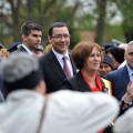 Victor Ponta, baie de mulţime la Nucet