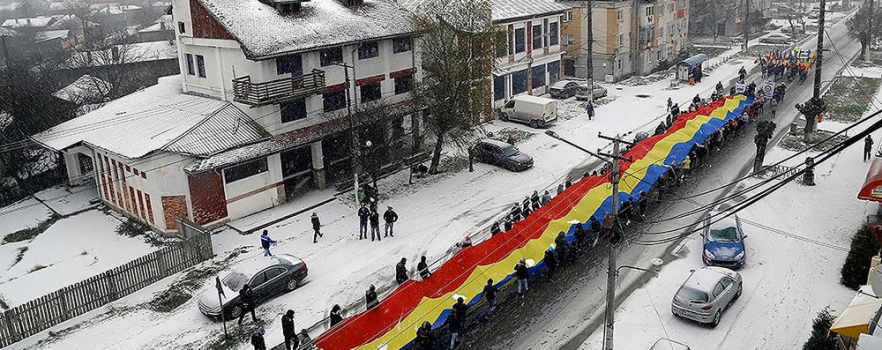 Răcari: Marş tricolor de 1 decembrie