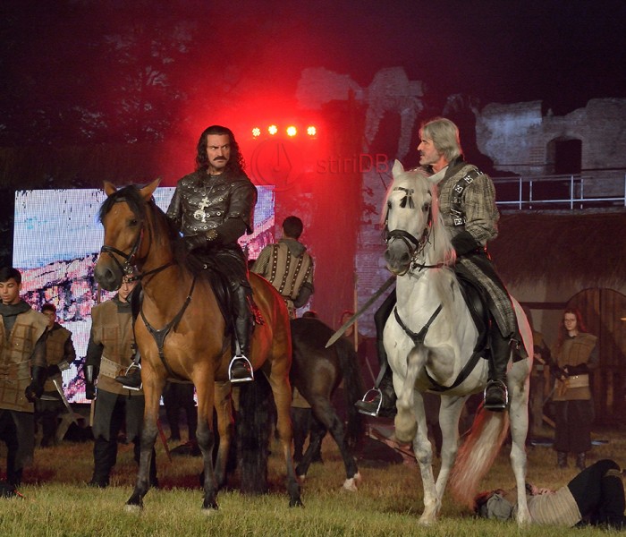 Spectacol medieval Dracula, la Curtea Domnească Târgovişte (foto)