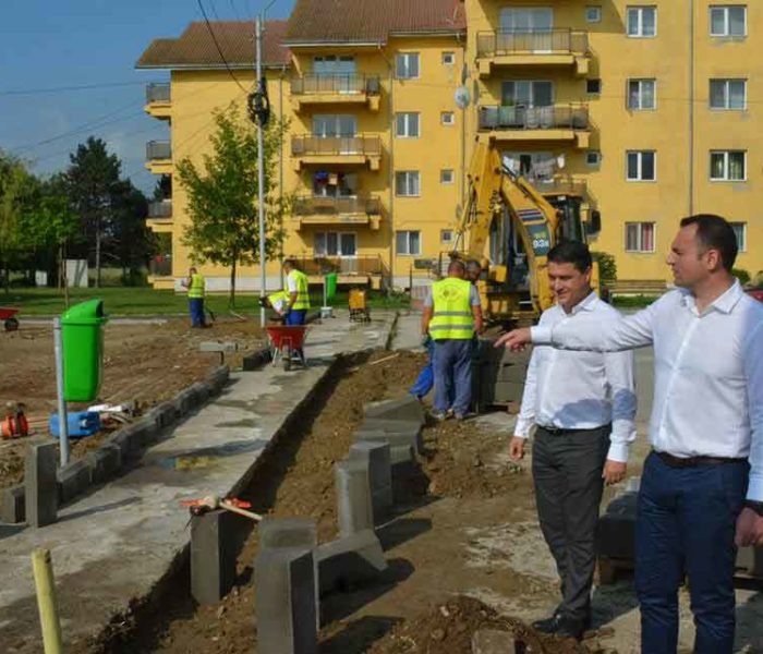 Târgovişte: Au început lucrările de reabilitare în cartierul Sagricom