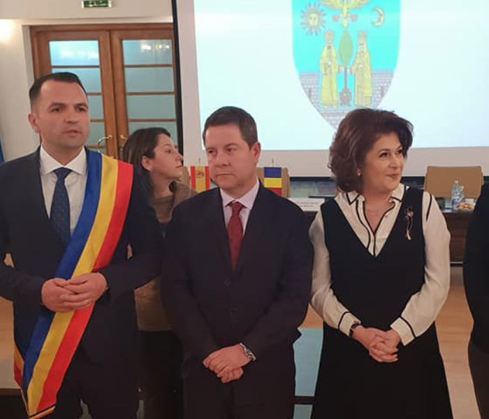 Oficiali ai Guvernului Regional din Castilla-La Mancha, Spania, în vizită la Primăria Târgovişte