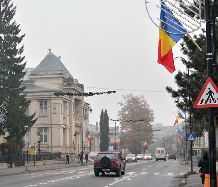 Târgovişte: Peste 1.000 de steaguri arborate în municipiu de 1 decembrie