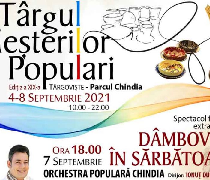 Concert Ionuț și Doinița Dolănescu, Maria Cârneci, Simona Dinescu – în Parcul Chindia – 7 septembrie 2021