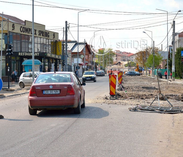 Târgovişte: Trafic restricţionat pe str. Tudor Vladimirescu