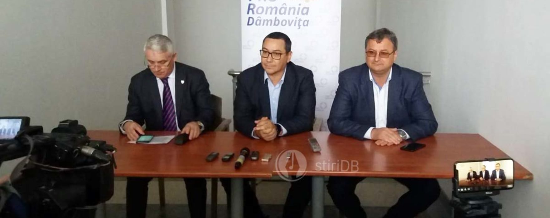 Ponta, la Târgovişte, mesaje pentru Dragnea şi Rovana Plumb