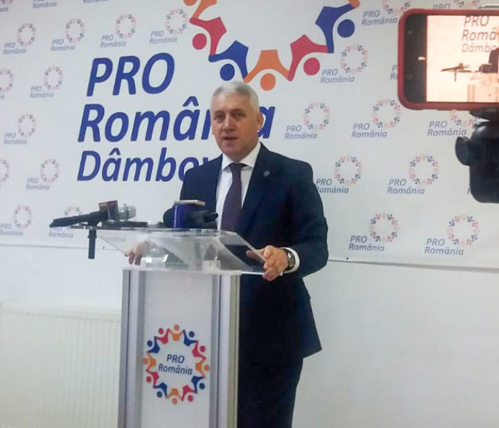 Adrian Ţuţuianu: Continuăm efortul de reconstrucţie a Pro România Dâmboviţa