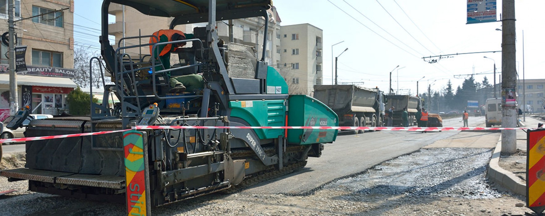 Târgovişte: Se asfaltează, în weekend, Bulevardul Unirii; şoferii sfătuiţi să evite zona