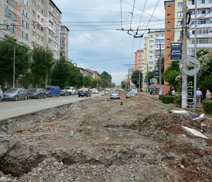 Primăria Târgovişte: Lucrările pe str. Unirii şi T. Vladimirescu, gata într-o lună