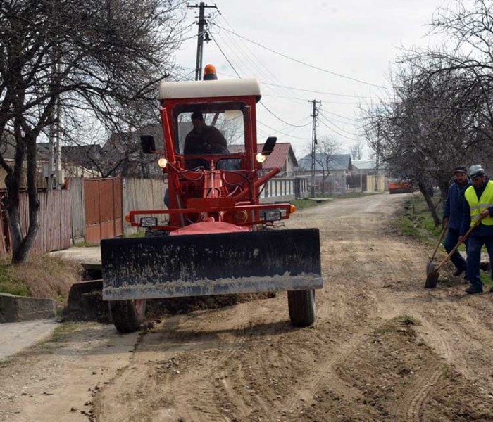 Târgovişte: Reabilitare de străzi în cartierul Priseaca