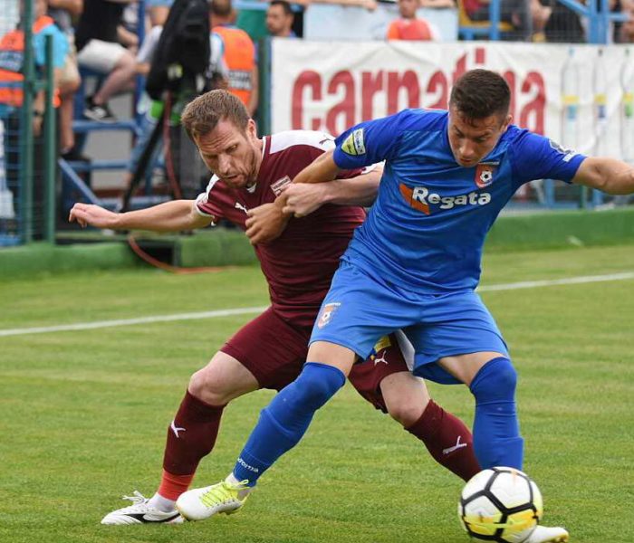 Fotbal – baraj Liga I: FC Voluntari a învins-o pe Chindia cu 1-0, în prima manşă (video)