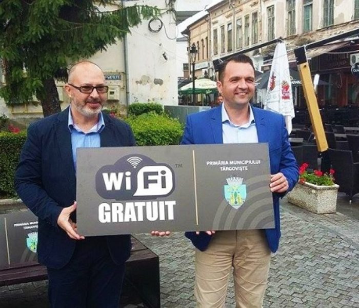 Târgovişte: Internet wireless gratuit, în mai multe zone din municipiu